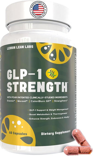 GLP-1 Supplement for Women &amp; Men - Weight Management, Gut Health &amp; Metabolism Support - Promotes Fat Burning &amp; Lean Body Mass - Vegan, Gluten Free, Non-GMO - 60 Count