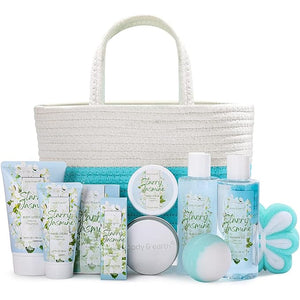 Spa Gifts for Women - Spa Gift Sets for Women Body &amp Earth Shower Gift Set with Bubble Bath Shower Gel Lotion Set Mothers Day Gifts for Mom