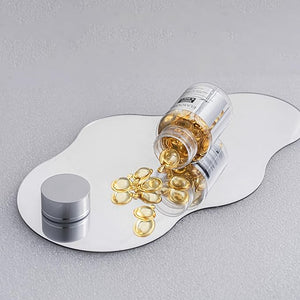 SHINE &amp SOFT HAIR CARE OIL CAPSULES-Caviar Hair Treatment-Liquid Gold in Capsules: Salon-Grade Repair On Demand 30pcs