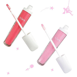 LunaStar Klee Flavored Lip Gloss Bundle. Perfect for kids and tweens. Gentle and Non-Toxic. Made in USA. (Brighton Ensemble/Vail Tempo)