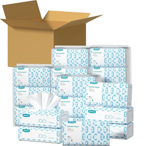 Winner Soft Face Towels 100% USDA Biobased Facial Towels 6 Packs per Case 36 Bags Total