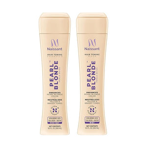 Naissant Set Purple Shampoo &amp Toning Mask | Eliminates Brassiness | Neutralizes Yellow &amp Orange Tones | Paraben Ammonia &amp Sulfate Free | Pro-Vitamin B5 Olive Oil &amp Honey (Pearl Blond