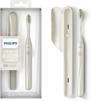 Philips Sonicare One by Sonicare Rechargeable Toothbrush, Snow, HY1200/27