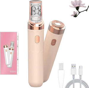 PluxyEpil Pro 3.0 Women Face Epilator - Painless Hair Remover 2025 New Upgrades Rechargeable Portable Facial Hair Remover for WomenPainless Hair Remover for Facial Legs Bikini (Pink)