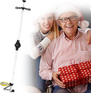 Long Handled Toenail Clippers Wide Jaw Opening Free Bending for Thick Nails for The Seniors Overweight Disabled with Arthritis Easy Reach Pedicure Auxiliary Tools (24 with Magnifier)