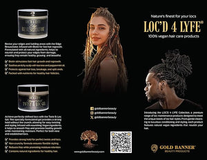 LOC¡¯D 4 LYFE Vegan Locs Hair Care Bundle ? Nourishing Moisturizing &amp Maintenance Essentials for Healthy Strong Locs | Natural Cruelty-Free All Hair Types
