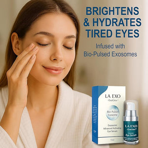 Exosome Eye Serum ? Advanced Anti-Aging Eye Treatment for Puffiness Dark Circles &amp Fine Lines ? Brightening Smoothing &amp Hydrating Undereye Skin Care for a Youthful Look ? 15ml