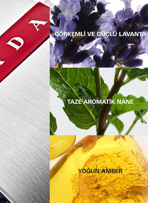 Prada Luna Rossa Eau de Toilette Spray for Men 3.4 Ounce (Packaging may vary)