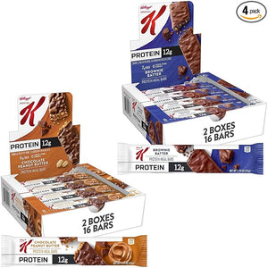 Special K Bar Protein Meal Bars Meal Replacement Variety Pack 3.18lb Case (4 Boxes 32 Count)