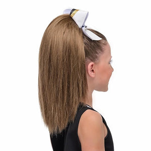 Straight Ponytail Cheerleader Hairpiece 14" (Marigold)