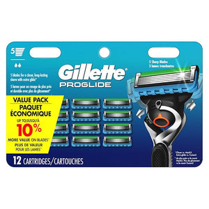 Gillette Fusion5 ProGlide Men's Razor Blade Refills 12 Count Mens Blades