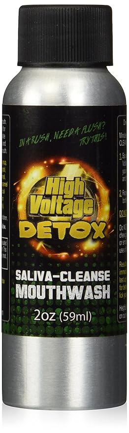 High Voltage Saliva Cleanse Detox Mouthwash - 2 oz.