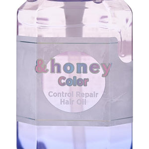 Vicrea &amp-Honey Repair Hair Oil Step 3.0 - Honey-Infused for Color-Treated Frizzy/Damaged Hair - Restores &amp Protects with UV &amp Heat Protection - Lightweight Non-Greasy - Hydrangea Scent -