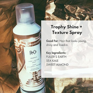 R+Co Trophy Shine + Texture Spray