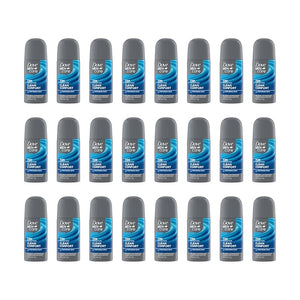 Dove Men+Care Antiperspirant Deodorant Dry Spray Clean Comfort 24 count For Men 72-hour Sweat and Odor Protection with Triple Defense Technology 1 oz