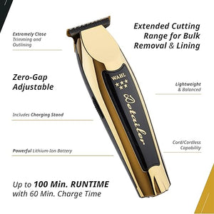 Wahl Professional Sterling Mag Cordless Trimmer Lithium Ion Quick-Detach Blade 120 Minute Run Time