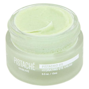 Pistach? Skincare Pistachio Oil Eye Cream | Hydrating &amp Brightening Cream with Vitamin E &amp Antioxidants | Reduces Dark Circles &amp Smoothes 0.5 oz