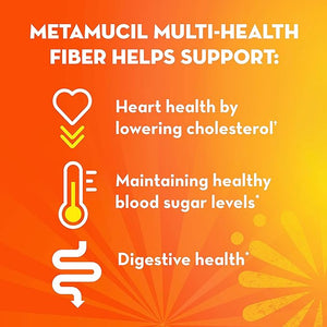 Metamucil, Psyllium Husk Capsules, 160 Capsules, 3-in-1 Fiber Supplement, Daily Psyllium Husk Fiber Capsules Help Support Digestive Health by Promoting Regularity*, Help Supplement Daily Fiber Intake