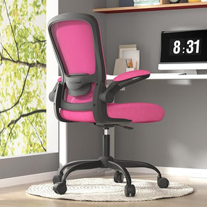 Mimoglad Office Chair Ergonomic Desk Chair with Adjustable Lumbar Support High Back Mesh Computer Chair with Flip-up Armrests-BIFMA Passed Task Chairs Executive Chair for Home Office