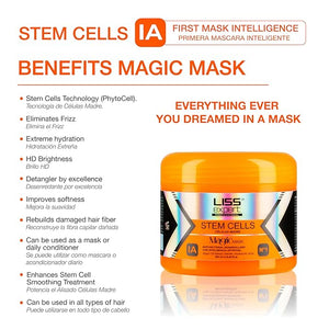 Stem Cells Hair MAGIC Post -Care Set, Shampoo, Conditioner, Magic AI Mask, Serum and Oil Treatment, 5 Pieces