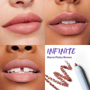 Kosas Hotliner Retractable Lip Liner Pencil with Built-In Brush &amp; Sharpener - Easy Contouring, Hydrating, Long-Lasting- Pigmented Creamy Texture for Plumping Lips - Hyaluronic Acid &amp; Konjac -