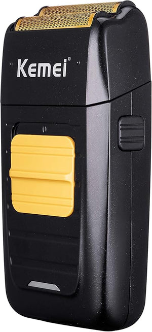 KEMEI Foil Shaver Double Electric Shaver for Men Professional Electric Razors Head Shaver for Bald Men Barber Supplies Cordless Rechargeable