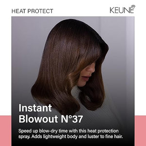 Keune Style Instant Blowout Spray Heat Protectant &amp Blow-Dry Speed Enhancer for All Hair Types 6.8 Fl Oz