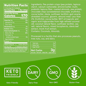 Bulletproof Coconut Chocolate Protein Crisp Bars, 12pk, High Protein, Low Sugar
