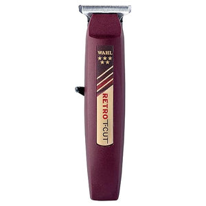 Wahl Professional Retro T-Cut Trimmer, Cordless, Adjustable T-Wide Blade, NiMH Battery, 60-Minute Run Time, Includes 3 Guides