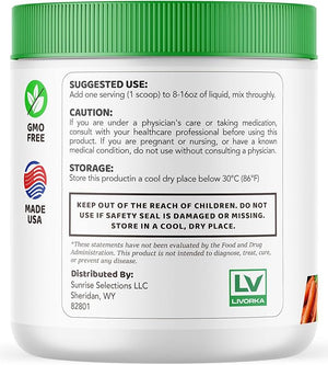 LIVORKA Lean Bodi Tonic All Natural Advanced Formula Powder - 90 Servings (3 Month Supply) - Pack of 3