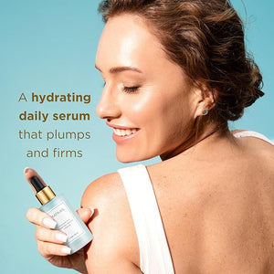 MATKAS Korean Firming Boost Hyaluronic Acid Serum 1 Fl. Oz. - 2% Niacinamide and Hyaluronic Acid Serum for Face Korean Skin Care for Anti Aging Hydrating Peptide Face Moisturizer for Dry Skin