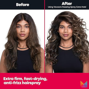 Matrix Vavoom Extra Hold Freezing Styling Spray For All Hair Types- Volumizing &amp Texturizing Hairspray With Extra Firm Hold Prevents Frizz &amp Protects Against Humidity