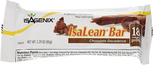 ISAGENIX Chocolate Decadence Bars 10ct 2.29 oz(65g) per bar