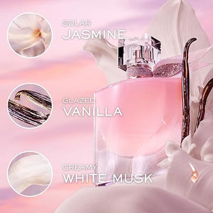 Lanc?me La Vie Est Belle La Vie Vanille Nude Eau de Parfum - Long Lasting Fragrance with Notes of Solar Jasmine Glazed Bourbon Vanilla White Musk - Floral &amp Sweet Women's Perfume