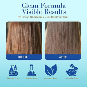 RemeVerse Hair Regrowth for Thinning Hair - Replenishing Shampoo Conditioner &amp Serum with Redensyl with Vitamin C &amp E Hydrate Scalp and Strengthen Strand with Biotin Grapefruit Scent - Bun