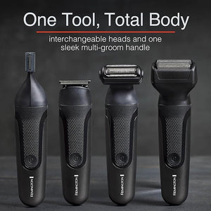 Remington ONE Shave &amp Groom Multi-Tool Electric Razor for Men Foil Shaver with 4 Full-Size Attachments &amp 5 Adjustable Combs for Beard Face &amp Body Grooming