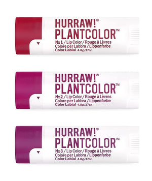 Hurraw! Plantcolor Lip Color Bundle: ¢à1 ¢à2 ¢à3