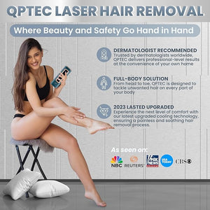 IPL Hair Removal Device for Women and Men Home Use for Face Legs Arms Bikini Line Whole Body Treatment With 5 Gear Level Pulsed Light Technology Unlimited Flashes