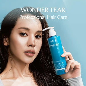 LADOR Wonder Tear Deep Conditioning Treatment Mask for Dry Damaged Hair - Moisturizing &amp Hydrating Protein Keratin Growth Conditioner for Color Treated Frizzy Curly Hair 8.45 Fl Oz Korean