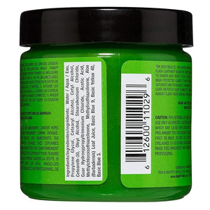 MANIC PANIC Classic Electric Lizard Semi Permanent Hair Color - Bright Neon Green Hair Dye for Women &amp Men That Lasts 4-6 Weeks - Vegan Ammonia &amp Cruelty-Free - Create &amp Mix Custom Shades
