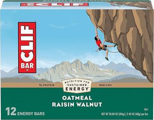 Clif Bar Energy Bar Oatmeal Raisin Walnut - 12 - 2.4 oz (68 g) bars [28.8 oz (816 g)]