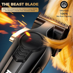 Hair Clippers for Men Professional Barber Clippers and Trimmers Set Cordless Hair Clippers Hair Cutting Kit Barber Kit Haircut Kit Maquina para Cortar Pelo De Hombre