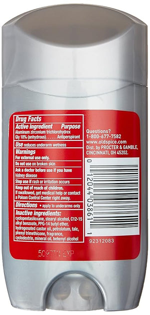 Old Spice Anti-Perspirant 2.6 Ounce Wolfthorn Solid (76ml) (6 Pack)