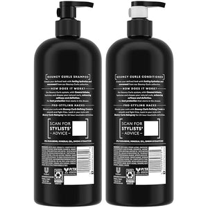 TRESemm? Shampoo and Conditioner Set Bouncy Curls ? Hydrating Curl-Defining Curly Hair Formula Frizz-Control Products 28 Oz Ea