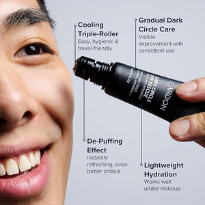 Cardon | Dark Circle Rescue for Men and Women | Under Eye Roller Eye Stick Massager for Puffy Eyes Dark Circles Bags Wrinkles | Made with Peptides Niacinamide Hyaluronic Acid
