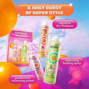 amika ready set style: prep volumize + refresh set