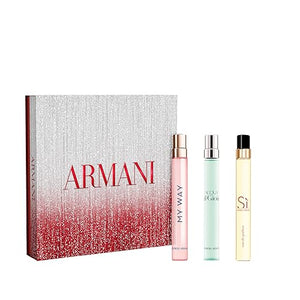Armani Beauty - Womens Perfume Discovery Trio Set ($110 Value) - With My Way Aqua di Gioia &amp S? - 0.3 Fl Oz Each