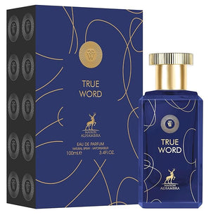 Maison Alhambra True Word ? Fruity Citrus Floral Amber ? Eau de Parfum Spray Long-Lasting Fragrance for Men 3.4 Ounce / 100 ml