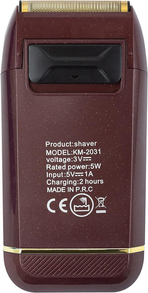 KEMEI Foil Shaver Double Electric Shaver for Men Electric Razors Head Shavers for Bald Men Barber Supplies Hair &amp Beard Trimmer Cordless Rechargeable