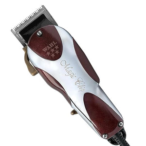 Wahl Professional 5 Star Series Magic Clip Precision Fade Clipper with Zero Overlap Adjustable Blades Corded Operation V9000 Motor Chrome
